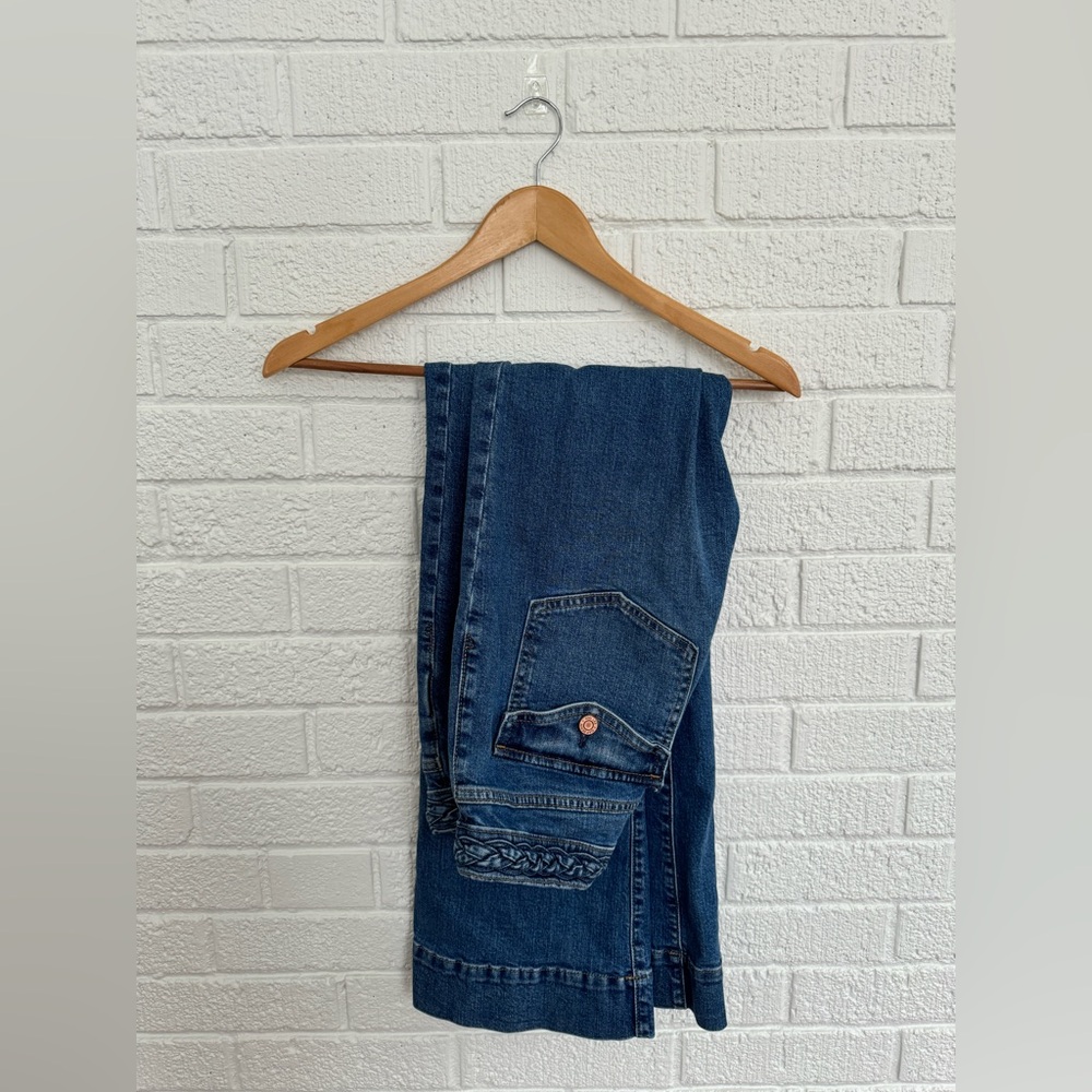 braided belt gap flared jeans!